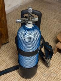 Bombole da sub + compressore (non incluso)