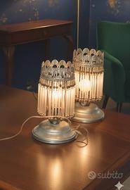 due lampadari con gocce