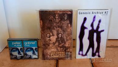 Genesis Archivie cd box Peter Gabriel mc cassette
