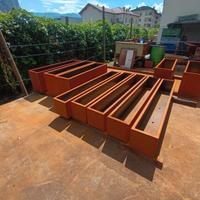 Fioriere in corten anche verniciate
