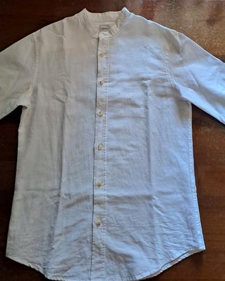 Camicia bianca colletto coreana XS come nuova 