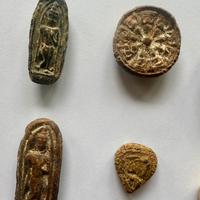 antiche statue buddha e ganesh immagini sacre