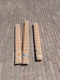 tende parasole in legno e tessuto 