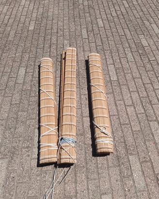 tende parasole in legno e tessuto 