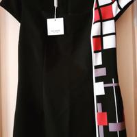 Tubino Nero della Edas & con lato bicolor taglia42