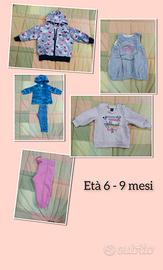 lotto abbigliamento neonata 