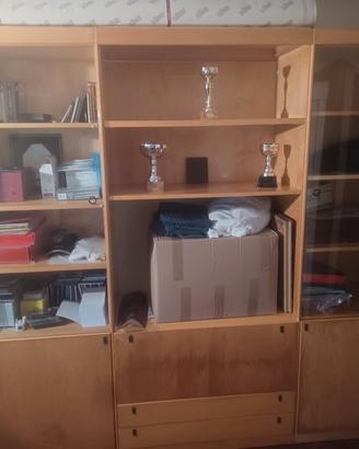  mobile libreria e porta tv legno