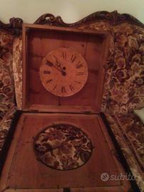 orologio a muro cm49x49 anni 1840-50,firm.Monotti.