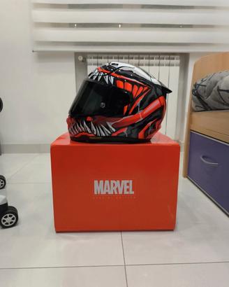 casco HJC rpha12 maximized Venom marvel
