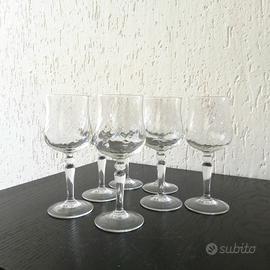 Set 7 calici vintage Luminarc 
