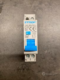 ETTROIT Magnetotermico Differenziale C10 30mA4,5kA