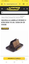 Pacco lamellare v force e collettore ktm