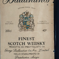 Finest scotch whisky Ballantine s anni 60