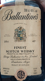 Finest scotch whisky Ballantine s anni 60