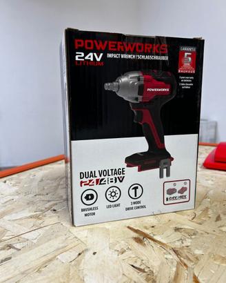 Avvitatore a impulsi Powerworks 24V/48V Brushless