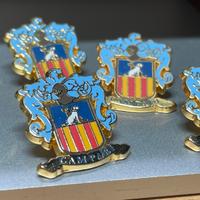 4 spille stemma campari da giacca - 4 pezzi