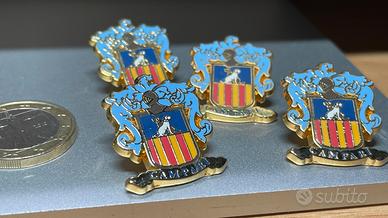 4 spille stemma campari da giacca - 4 pezzi