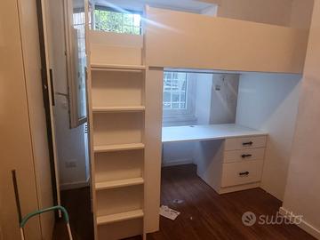 Letto a soppalco SMÅSTAD Ikea