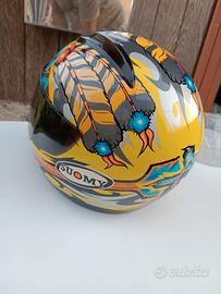 casco suomy  booster Crazy indian 