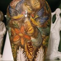 potiche  in ceramica belga