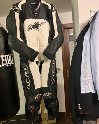 Tuta moto intera Alpinestar tg.52