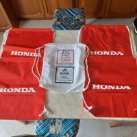 5 Sacche Zaini Porta scarpe Toyota e Honda sponsor