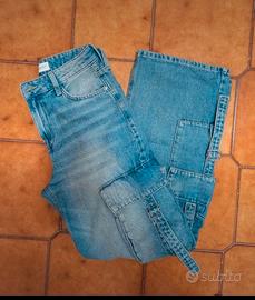 jeans baggy Bershka taglia xsmall 