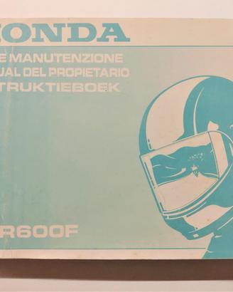 Manuale manutenzione Honda CBR600F