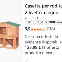 casetta per roditori
