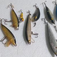 10 esche artificiali pesca vintage anni 70/80