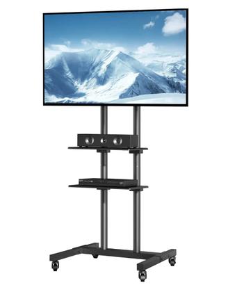 Supporto per Televisori da Pavimento con Ruote