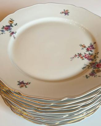 Lotto 2.  Piatti piani Bohemia Royal Ivory