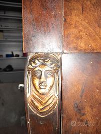 Comò antico stile Impero da restaurare senza marmo