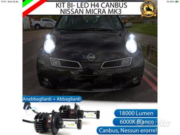 KIT LED H4 6000K PER NISSAN MICRA