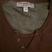 Maglione Consenso con inserti. Taglia M