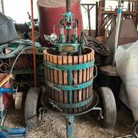 Torchio ad olio e diraspatrice elettrica