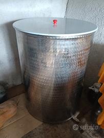 due fusti per olio 500litri 