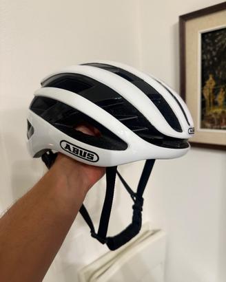 Casco ABUS AirBreaker Bianco/Nero – Taglia M