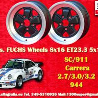 2 pz cerchi Porsche Fuchs 8x16 ET23.3 5x130