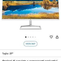 Monitor HP 27 con audio