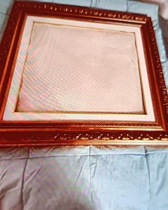 Cornice antica con vetro