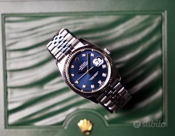 Rolex Datejust Ref. 116234 Blue Diamond Factory  