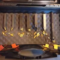 Set Valigetta Utensili da 16 mm Tornio con Ricambi