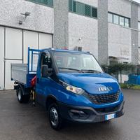 Iveco Daily 35C14 Ribaltabile + Gru HC 38 nuova