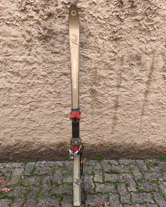 Sci alpinismo Spalding Club 170 cm con attacchi 
