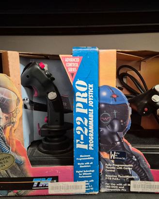 Thrustmaster F-22 PRO (Joystick) e F-16 TQS