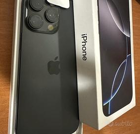Iphone 16 pro max 256 gb colore black titanium