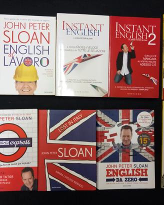 Lotto 9 volumi per Inglese di John Peter Sloan