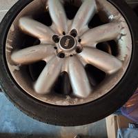 4 cerchi usati da 17 con gomme mini cooper r50