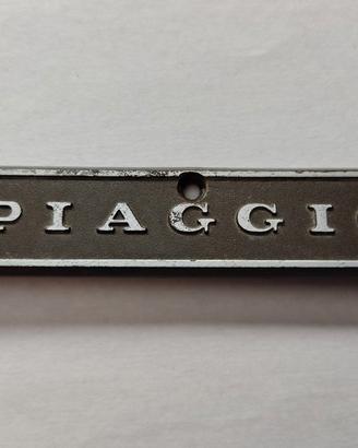 Targhetta Piaggio Vespa et3
